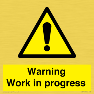 Warning Work in progress